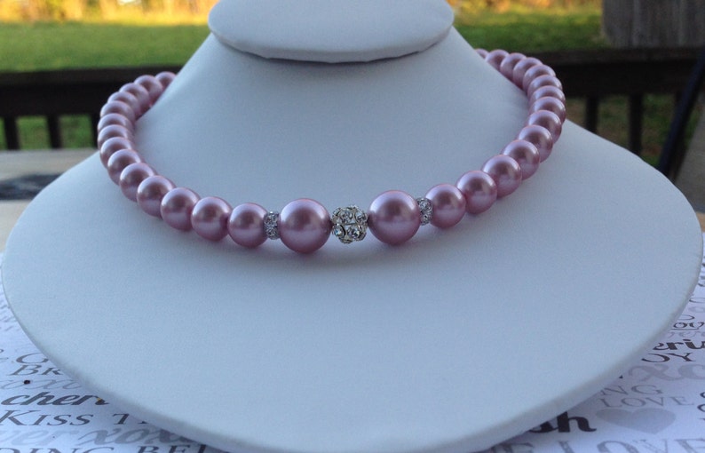 Brenda Bridal Jewelry Bridal Pearl Necklace Pearl and Etsy