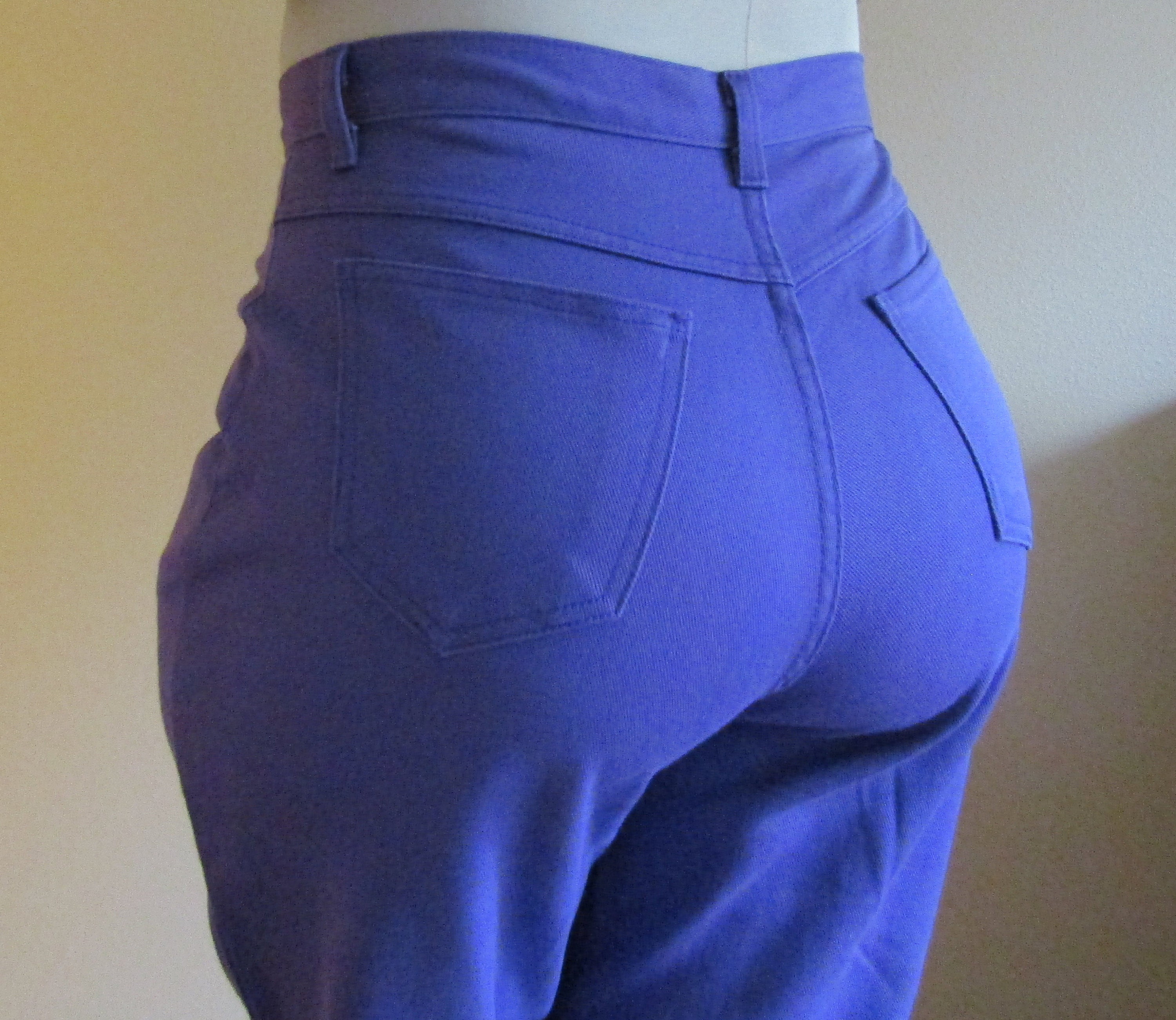 Vintage 1990s Hot Purple Jeans Ultra High Waist 36w 35L// | Etsy