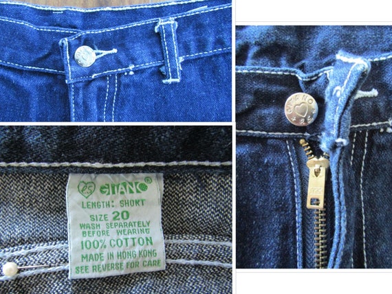 29L// Pockets 1970s/80s High Vintage Jeans35w Waist Xl/plus/0x - Tapered Gitano PS Mom Cool Modern Etsy