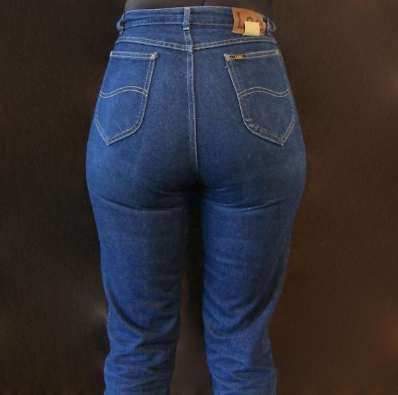 Vintage 1970s/80s LEE High Waist Straight Leg Jeans--30w 33