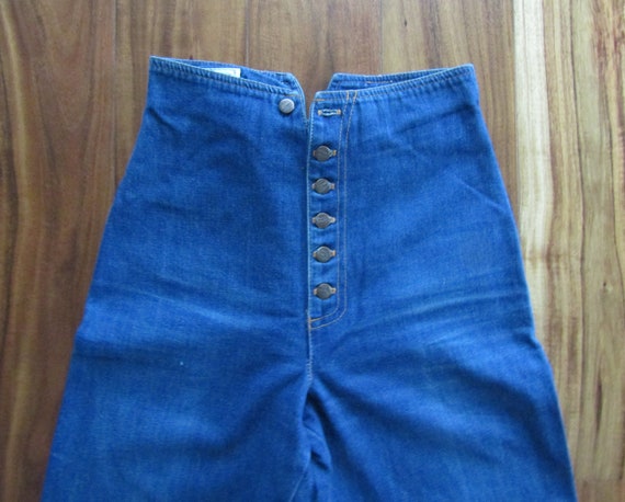 Vintage 1970s Chemin de Fer Tuxedo High Waist Jeans 2… - Gem