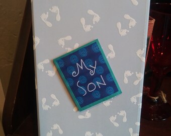 Baby Boy Waterfall Album Journal Photos