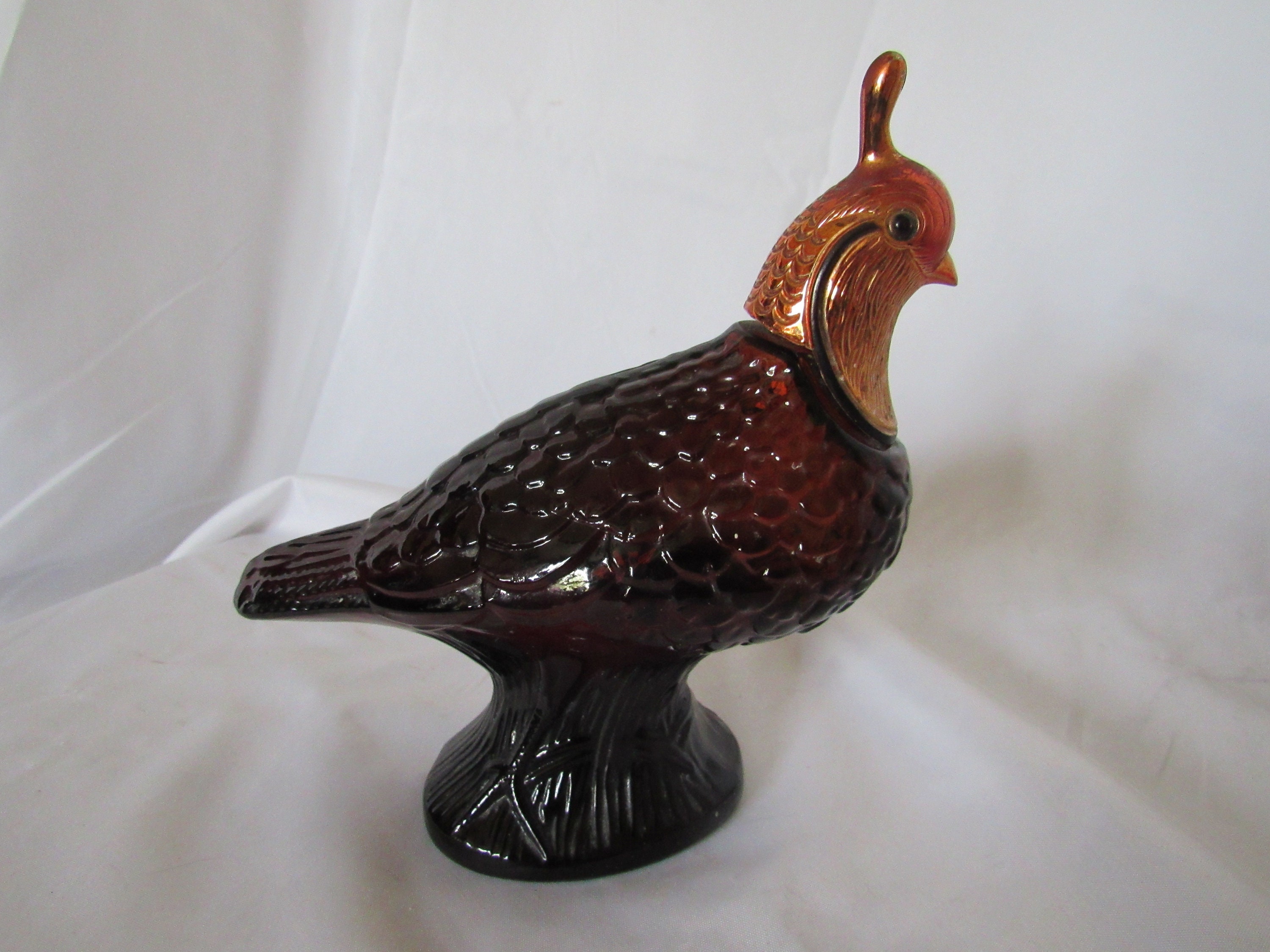 AVON Quail Decanter Bottle AVON Collectible Deep Woods After Etsy