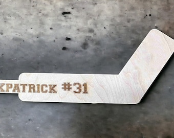 Personalized Mini Hockey Sticks , Ring Bearer Gift, Groomsman Gift, Best Man Gift, Engraved Hockey coaches gift, newborn gift