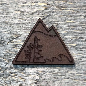 Custom Leather Patches - Laser cut to the shape you would like and laser engraved. Premium leather