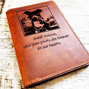 Personalisiertes Fotoalbum aus Leder mit Gravur, 10x15 cm, für 40 Fotos