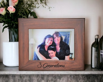 Walnut Or Alder Laser Engraved Wooden Picture Frames personalized. All design and engraving is included Anything can be engraved.