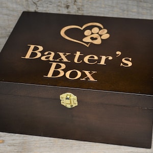 Premium Custom Wooden Gift Box Engraved By Laser Any Design Possible image 1