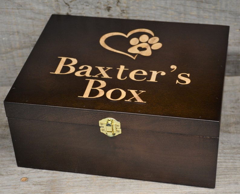 Premium Custom Wooden Gift Box Engraved By Laser Any Design Possible image 1