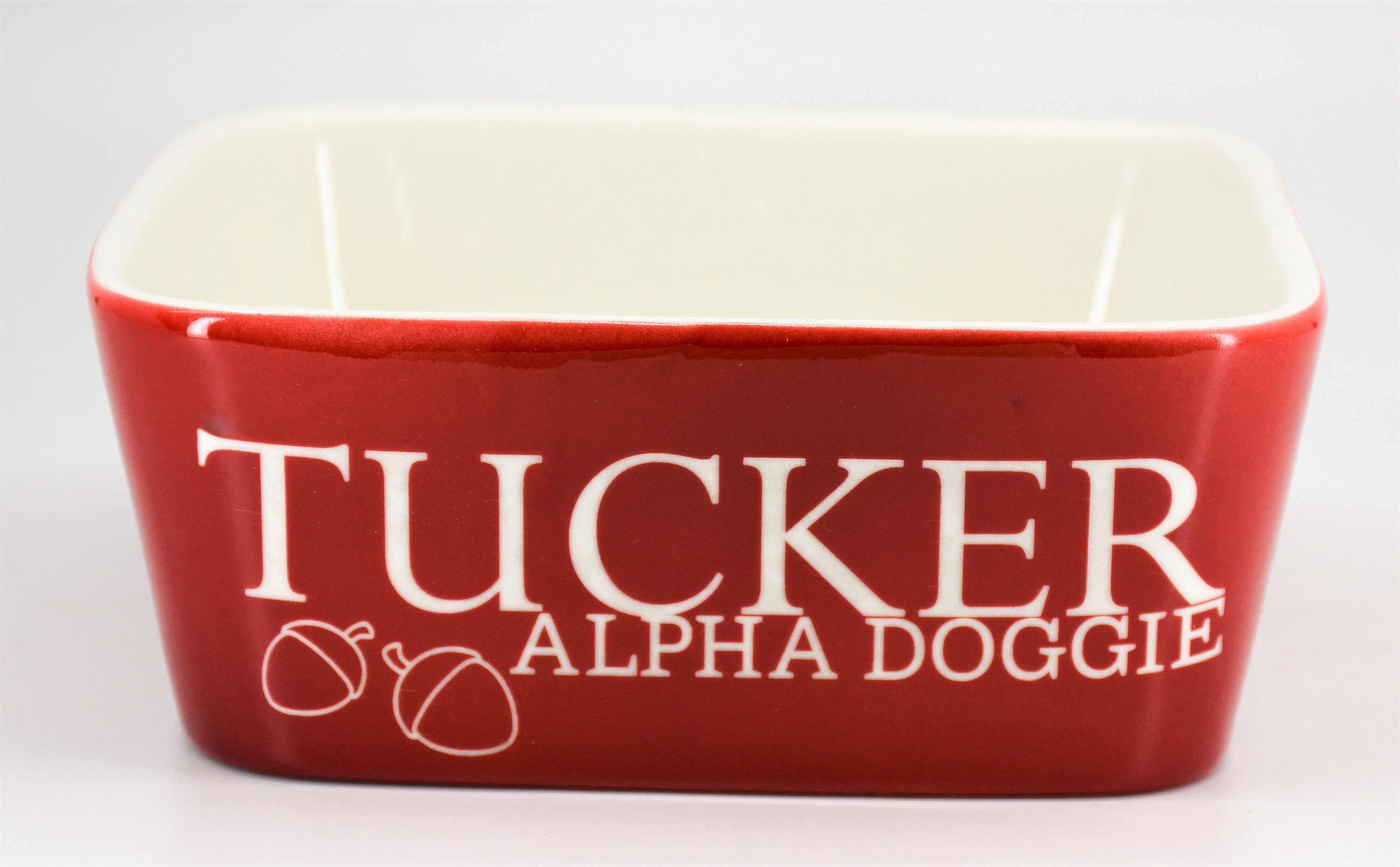 Personalized Pet Bowl Laser engraved with your pets name 4x4 Etsy