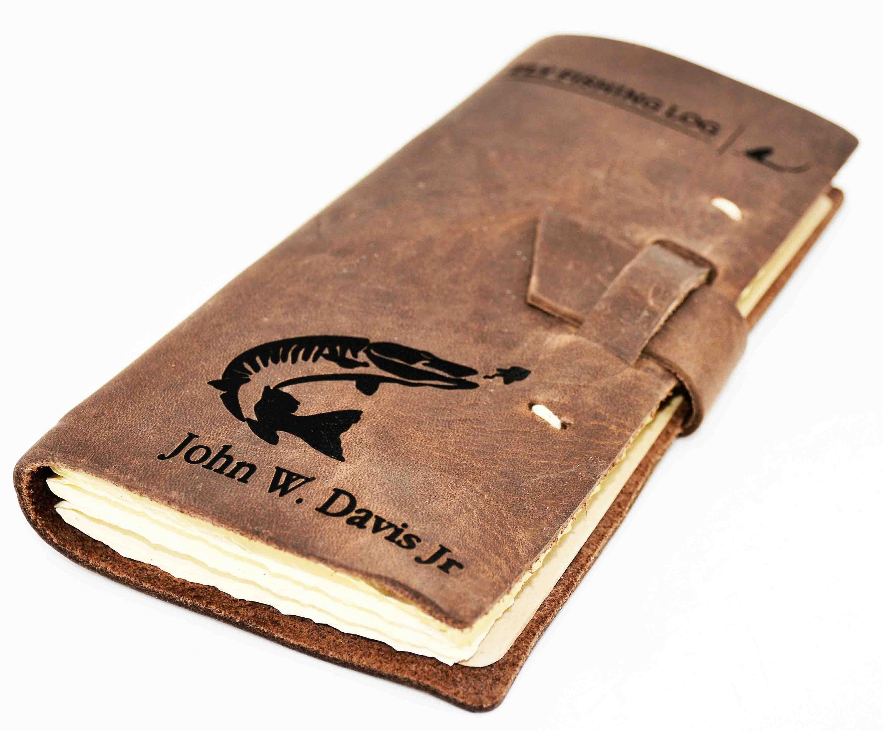 Fly Fishing Log Premium Leather Custom engraved and Etsy