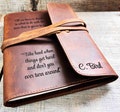 Refillable Writer's Log large Journal, Leather Journal, Personalized, Engraved , Diary, Notebook, Engraved Diary, Genuine Leather product logo