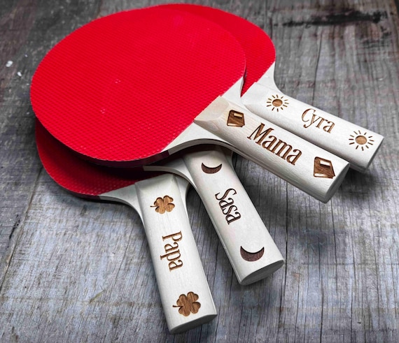 Weird Ping Pong Rackets Table Tennis Racket Skull Headphone Design Ping Pong Paddle - 5 Ply ...