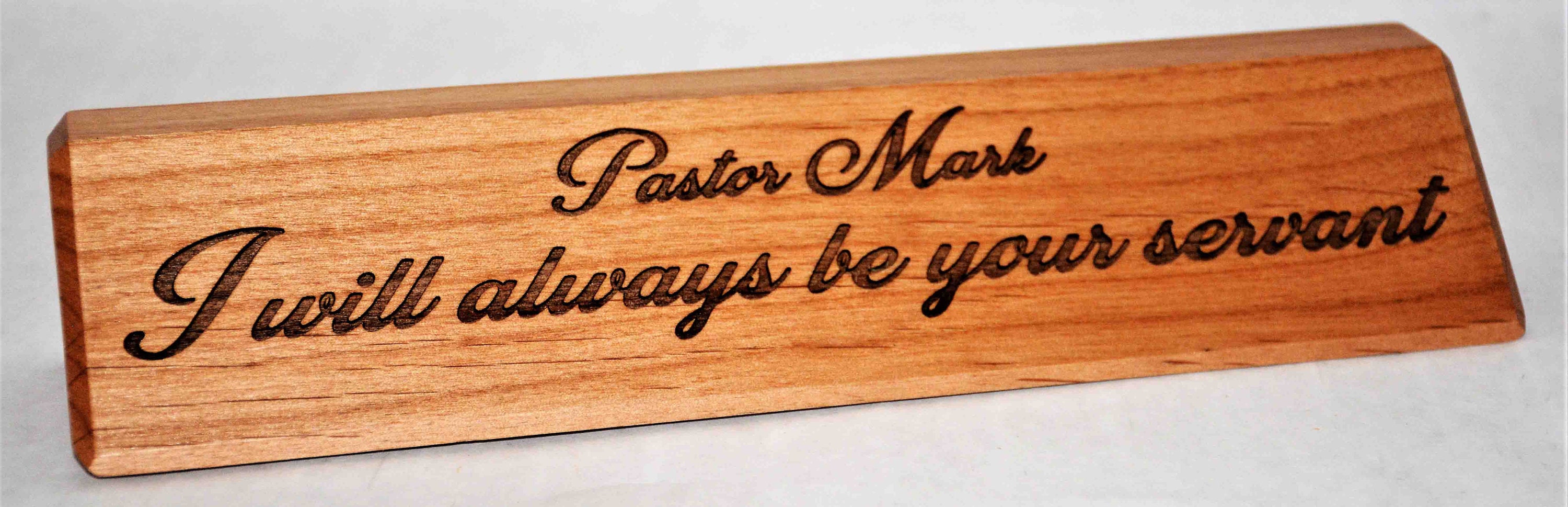 Personalized Wooden Desk Name Plates 10 Inch Solid Adler Wood Etsy Canada