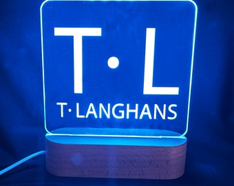 Custome LED Light Sign, 7 Colors Personalized Sign Lamp home bar custom sign office Store Trade show Business logo