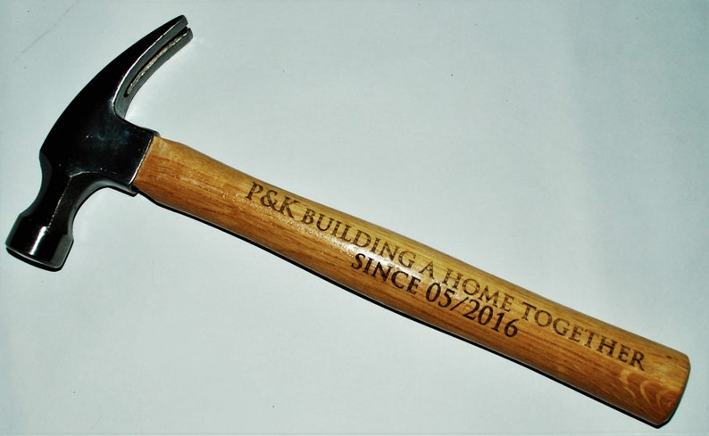 Boyfriend Birthday Gift Personalized Hammer Gift Husband Anniversary Custom Hammer Gifts for Men Engraved Hammer Personalized Hammer
