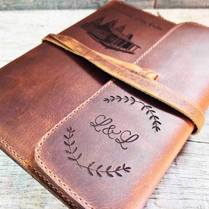 Refillable Writer's Log large Journal, Leather Journal, Personalized, Engraved , Diary, Notebook, Engraved Diary, Genuine Leather