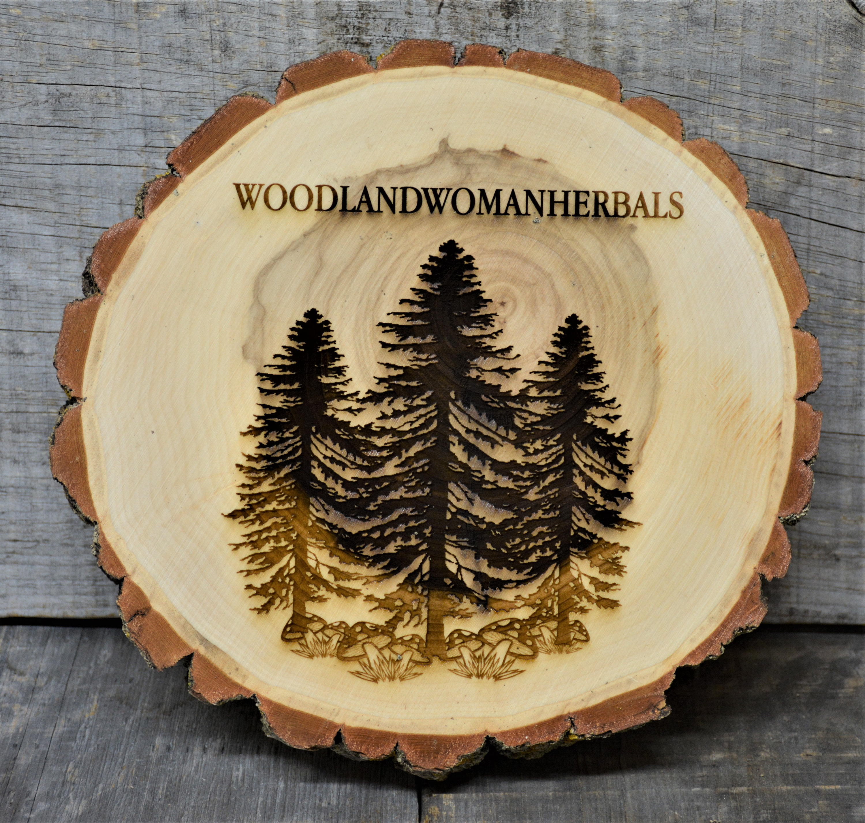 Tree Slice With Custom Engraving, Wooden Sign, Custom Sign - Etsy Canada