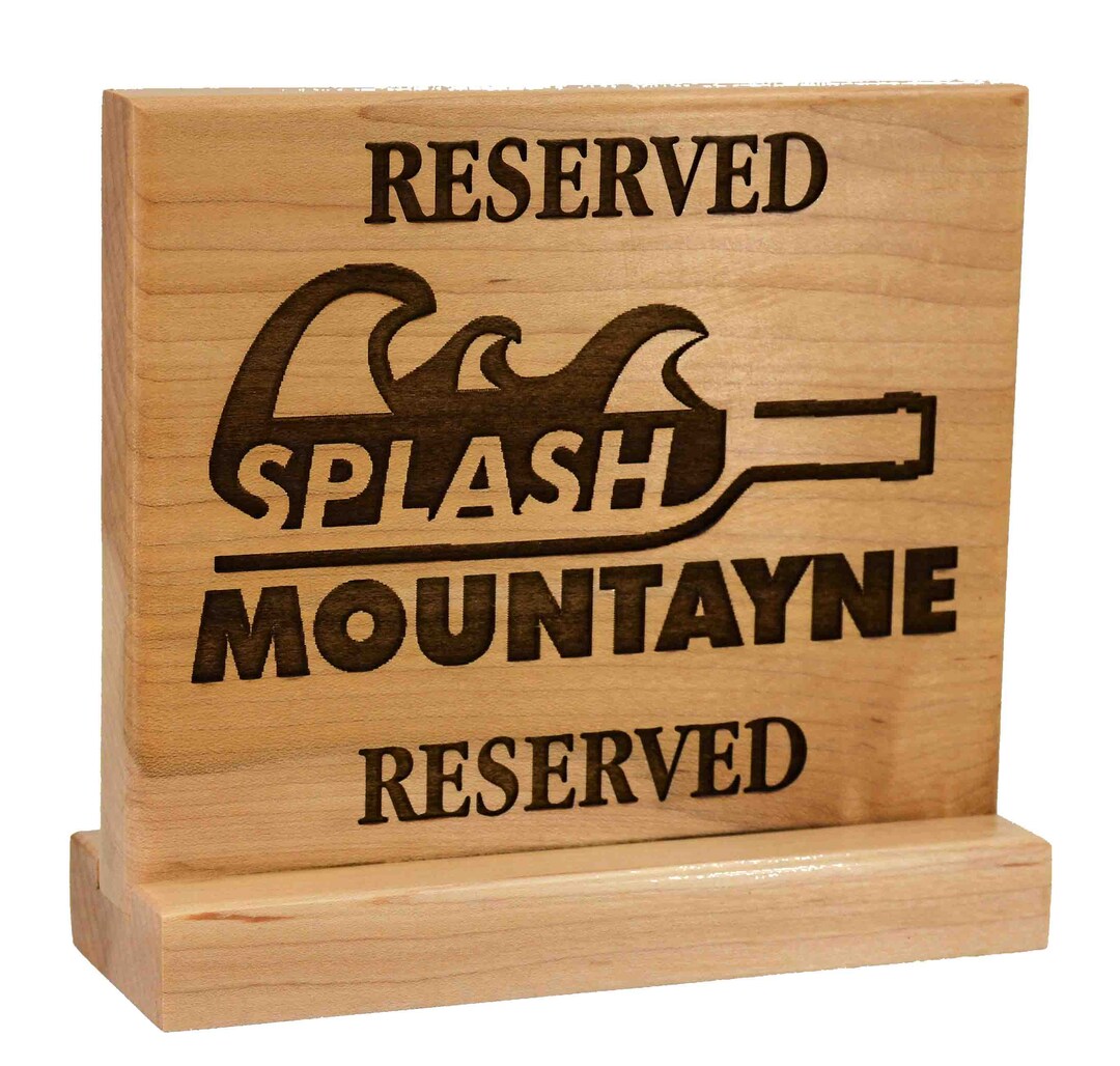 Custom Engraved Solid Maple Table Stands, Table Marker, Table ...