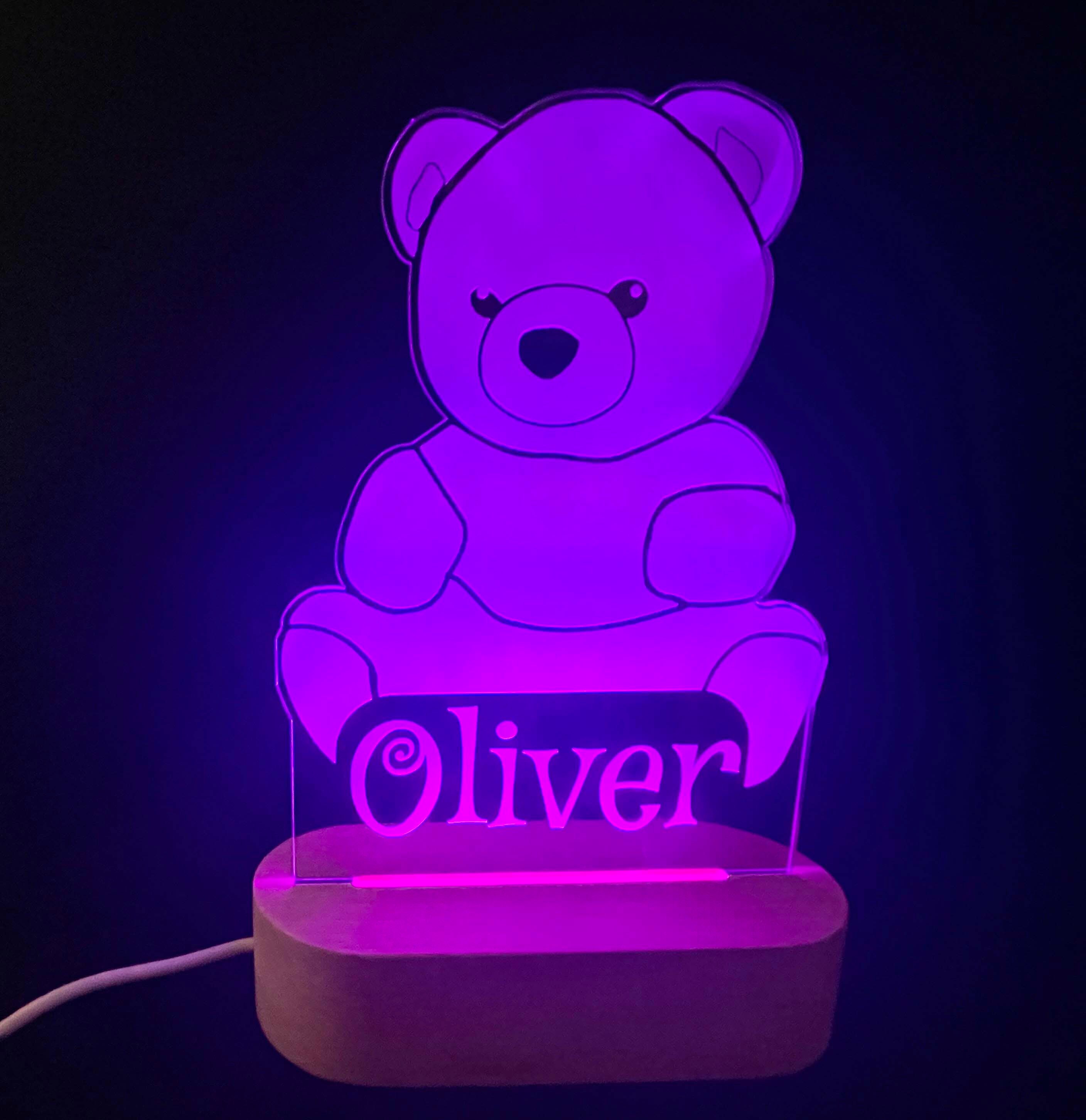 Personalized Name Night Lights for Kids/7 Colors 3D Night Light 08 – Trendy  Good Shop