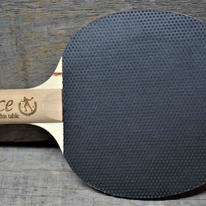 Custom Ping Pong Paddle any text engraved for free table tennis rackets Personalized Engraved as requested image 6