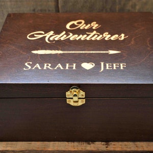 Premium Custom Wooden Gift Box Engraved By Laser Any Design Possible image 7