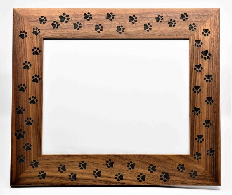 Walnut Or Alder Laser Engraved Wooden Picture Frames personalized. All design and engraving is included Anything can be engraved. imagem 7