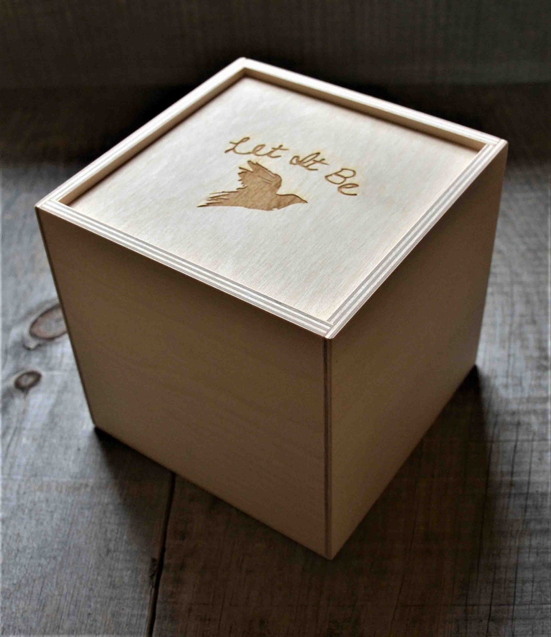 Custom Wooden Gift Box Engraved and Personalized to Your Etsy