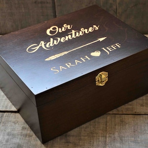 Premium Custom Wooden Gift Box Engraved By Laser Any Design Possible image 8