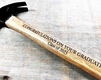 Personalized Engraved Hammer - Custom Gift for Dad, Grandpa, Husband, or Him