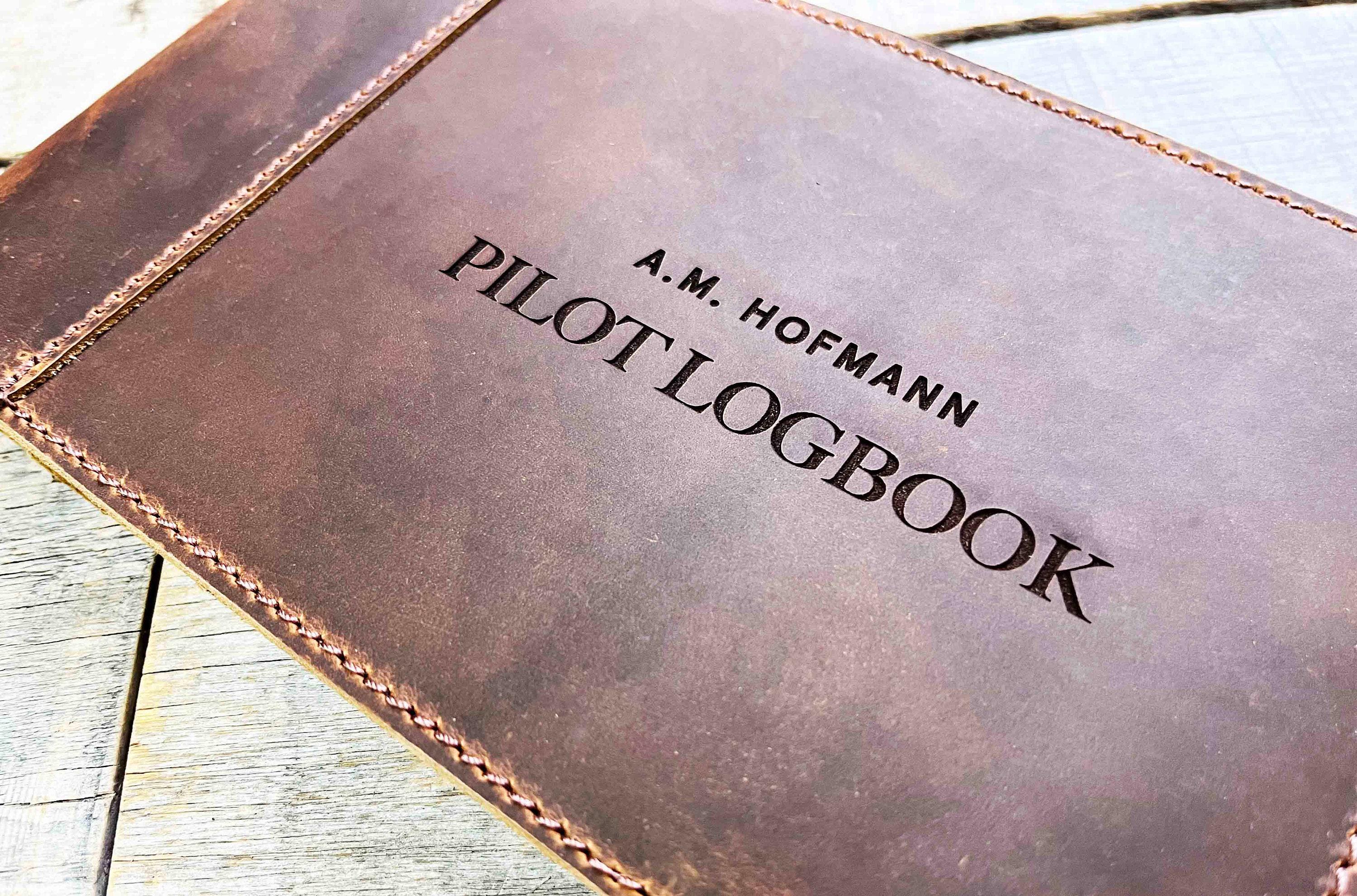 Pilots Log Laser Engraved Personalized, Diary, Notebook, Personalized ...