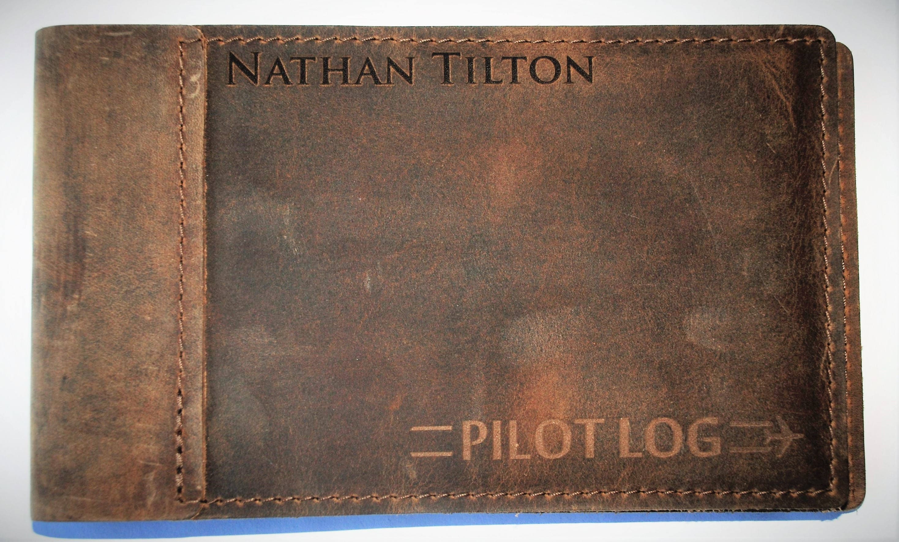 Pilots Log Laser Engraved Personalized Diary Notebook | Etsy