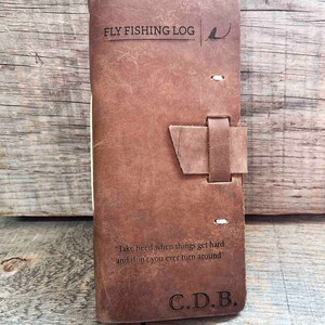 Fishing Log Premium Leather Custom Engraved and Personalized All ...