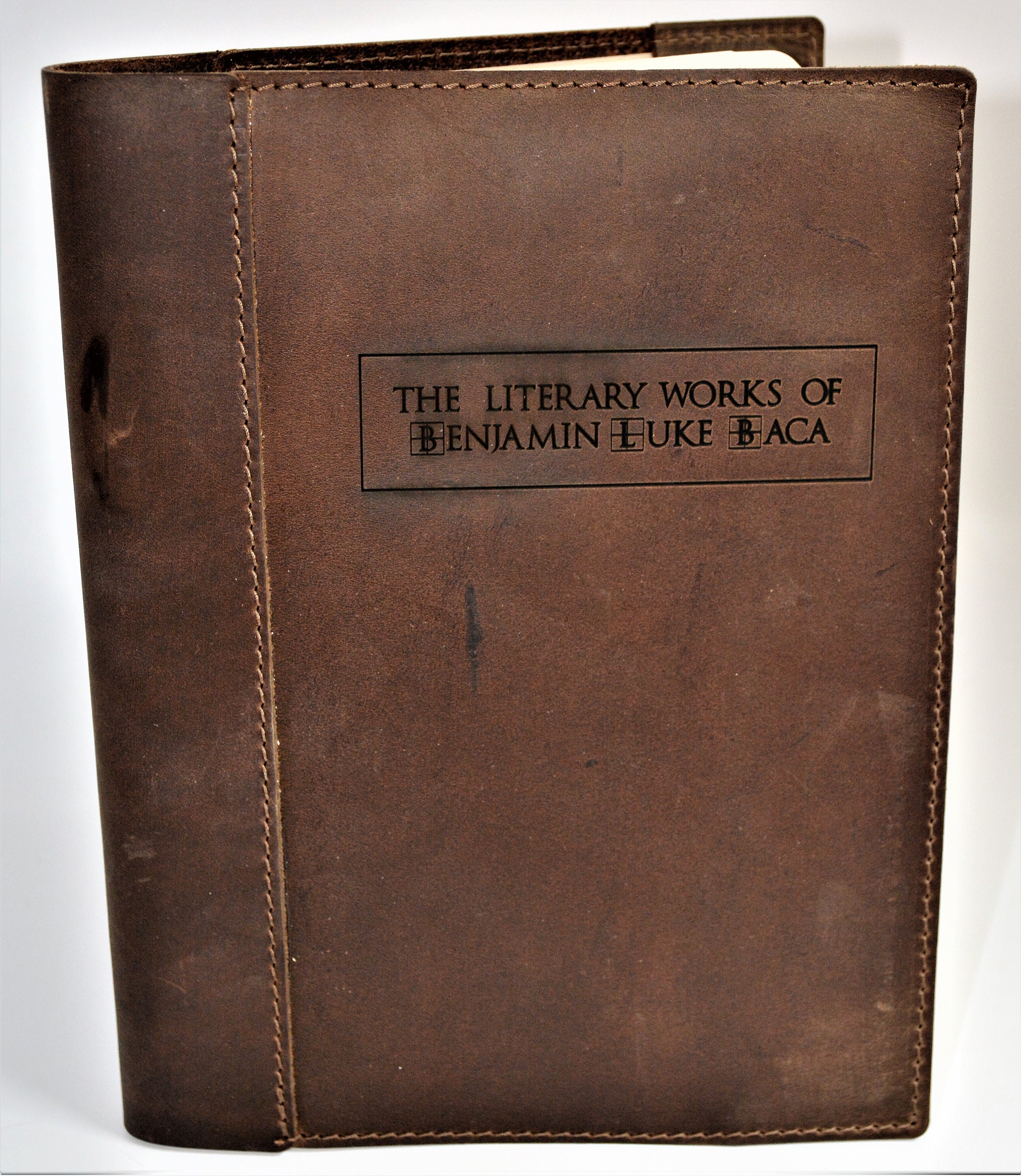 Large Leather Laser Engraved Sketchbook Leather Journal Etsy México