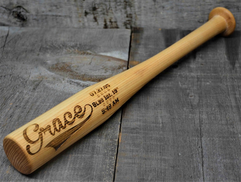 Personalized Mini Baseball Bat Ring Bearer Gift Groomsman Etsy