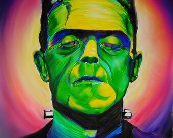 Franskenstein Portrait Magnet (3"x4")