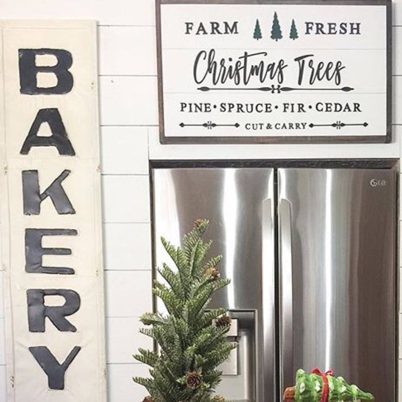 Farm Fresh Christmas Trees Holiday Decor DIY Etsy