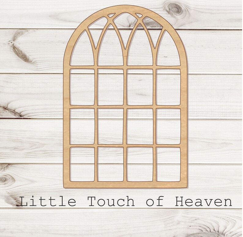 Laser Cut Window Arch Farmhouse Style Etsy