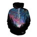 Space Hoodie - EDM Rave Outfit - Trippy Sweatshirt - Graphic Galaxy Hoodies - Nebula Festival Clothing 