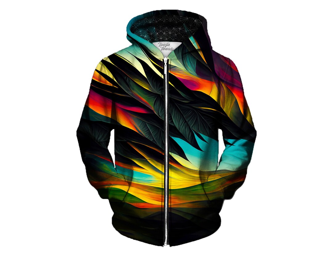 Zip up Hoodie Festival Clothing for Men Aesthetic Hoodies Etsy