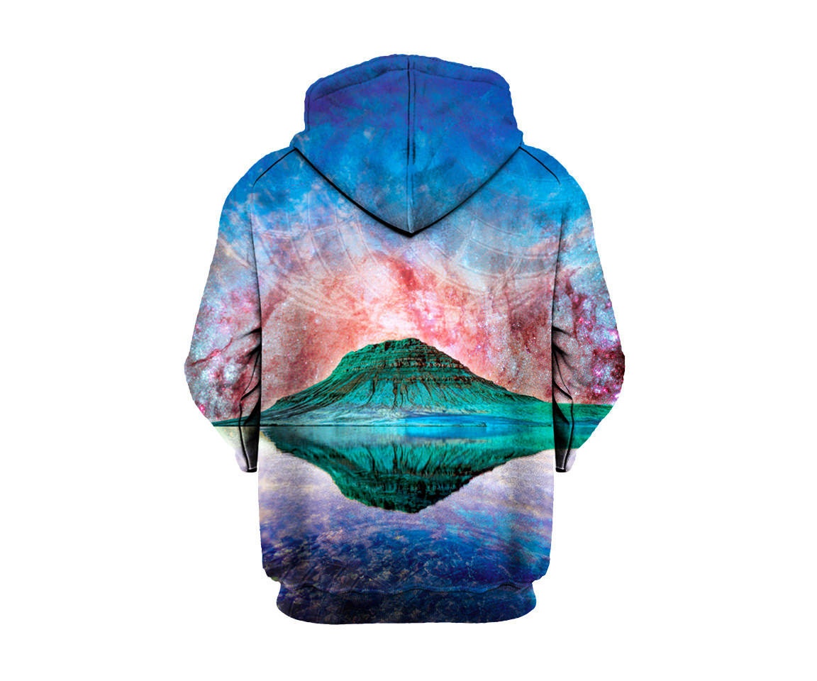 Discover Espace Dans la Galaxie  Sweat À Capuche Zippé 3D