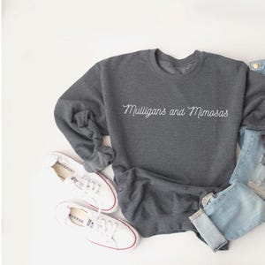 Mulligans and Mimosas Sweatshirt: Funny Golf Brunch Apparel