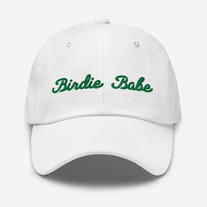 PERSONALIZED Birdie Babe Embroidered Golf Hat - Women Golf Cap, Golf Apparel, Golf Gift for Her, Fun Golf Hat, Golf Babe, Golf Accessory