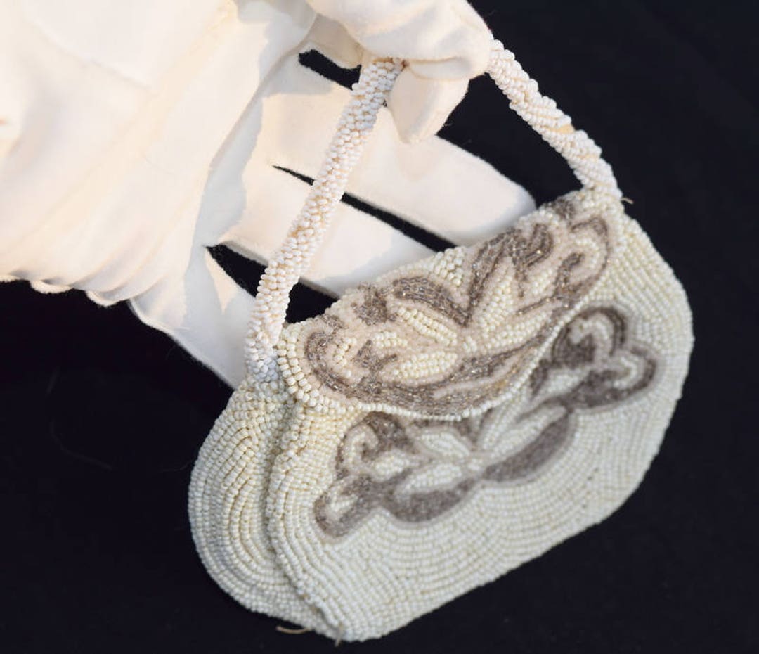 Sac perlé rose cristal : sac à bandoulière fait main - Canada