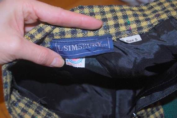 Vintage plaid skirt. 90's Clueless, L. Simsbury A… - image 4