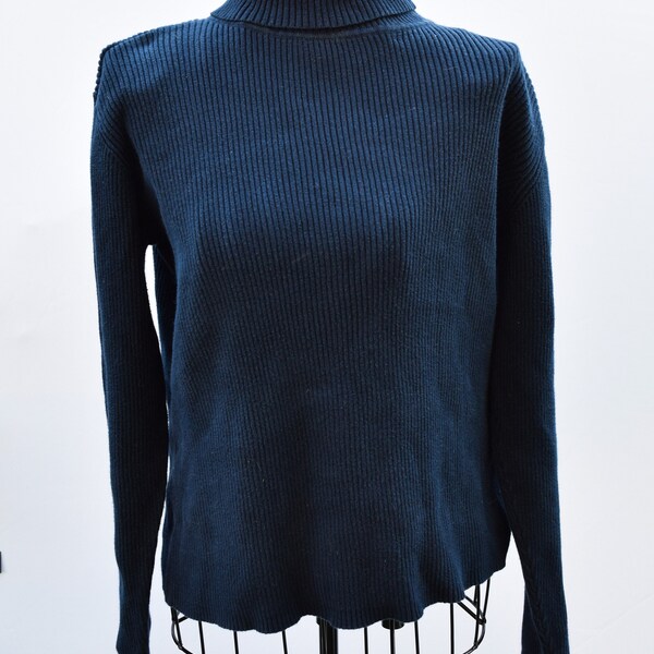 Blue Turtleneck - Etsy