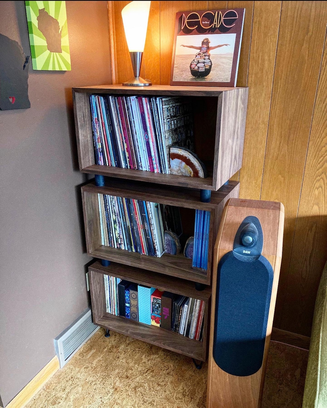 Triple Stack Storage | Vinyl/record Storage Stand - Etsy