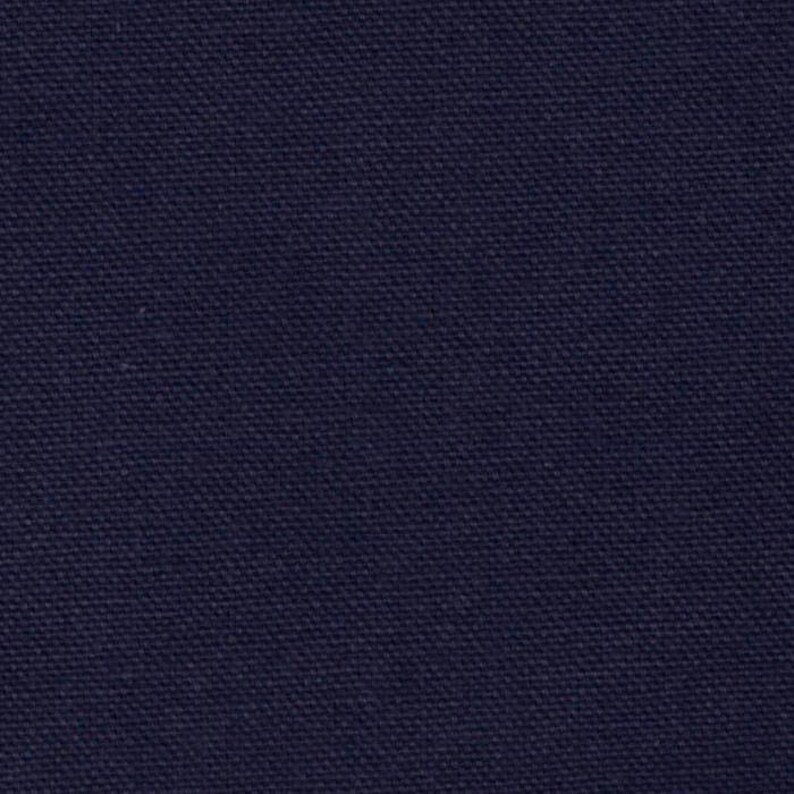 Fabric by the Yard Home Decor Solid Navy Blue Cotton Canvas - Etsy