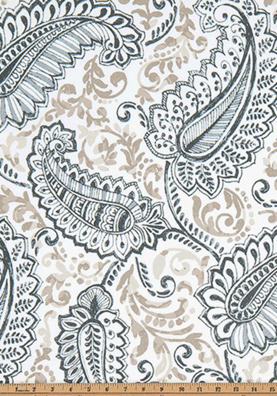 CLEARANCE Outdoor Fabric by the Yard Home Decor Charcoal Etsy