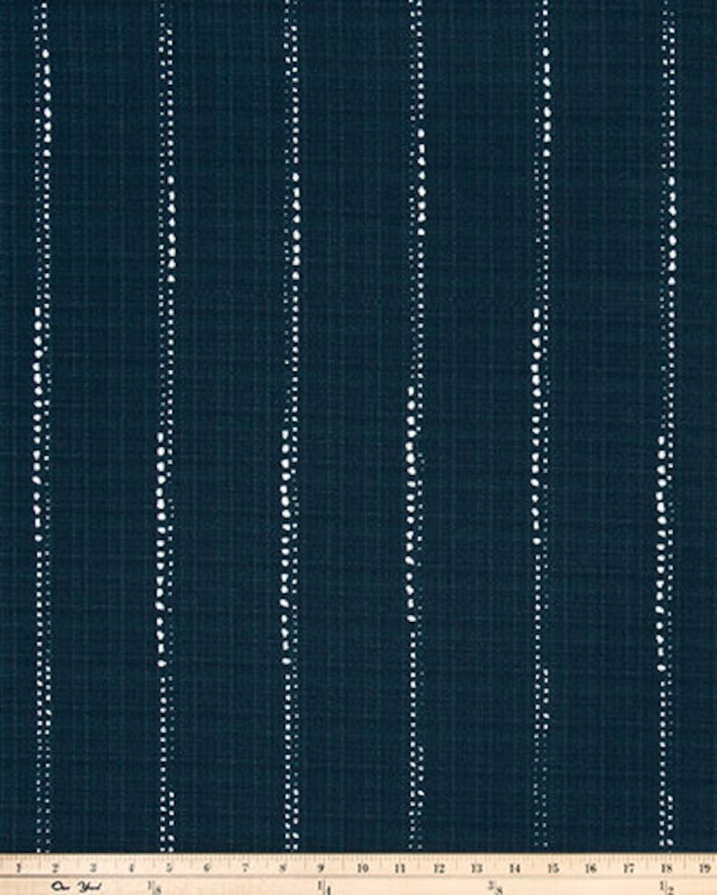Outdoor Fabric by the Yard Home Decor Navy Blue Fabric Premier Prints Outdoor Carlo Oxford